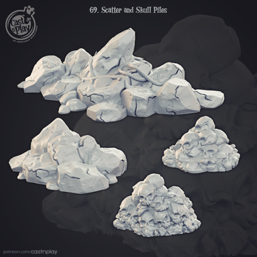 Scatter and Skull Piles